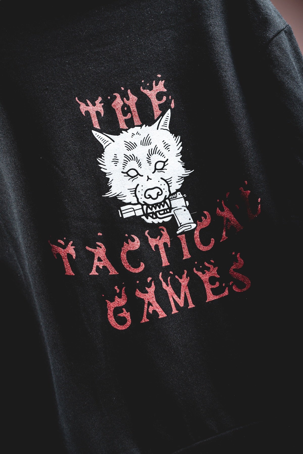 TTG Wolf Hoodie, Black