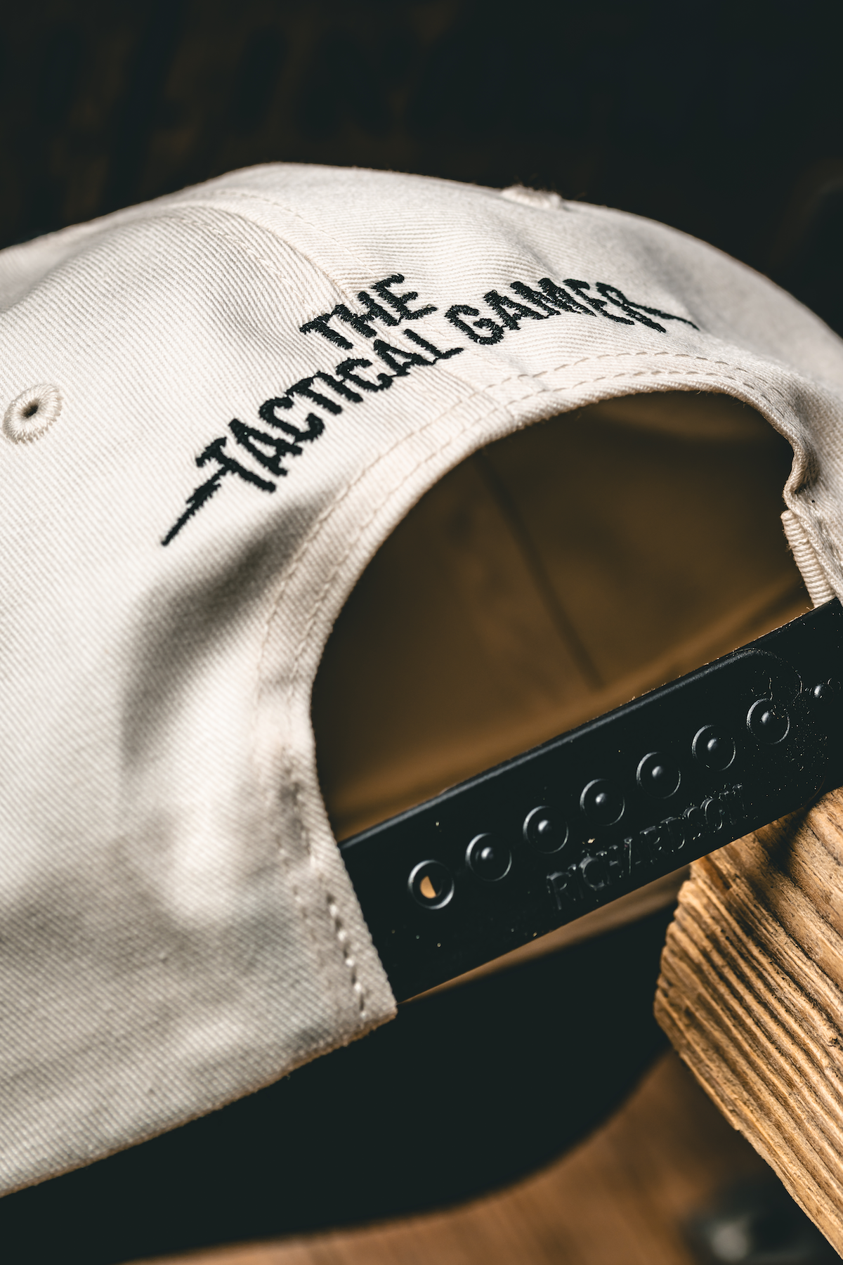 TTG Cream/Black Embroidered Snapback Hat