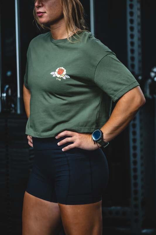 TTG Women's Jersey Crop Tee