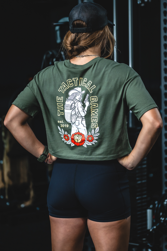 TTG Women's Jersey Crop Tee