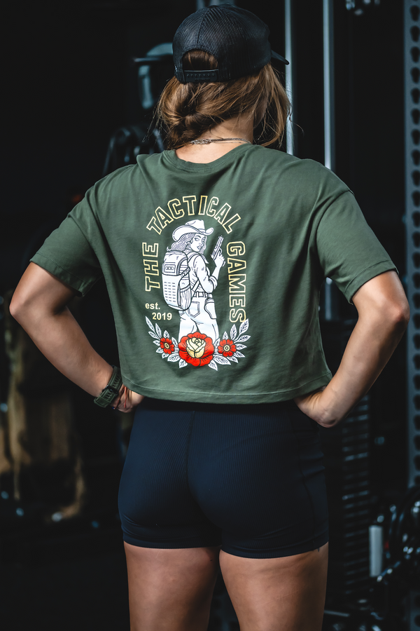 TTG Women's Jersey Crop Tee