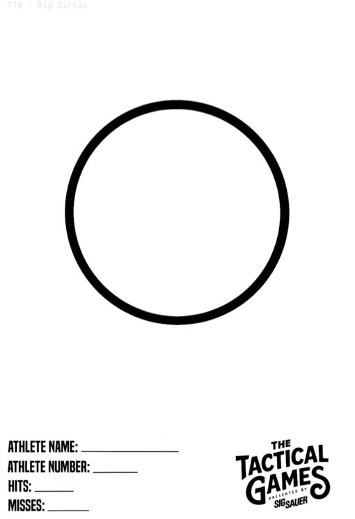 TTG 2026 Targets - 10 Pack of Targets