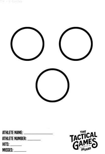 TTG 2026 Targets - 5 Pack of Targets