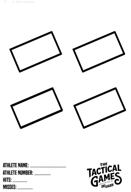 TTG 2026 Targets - 5 Pack of Targets