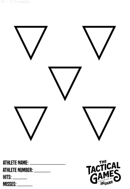 TTG 2026 Targets - 5 Pack of Targets