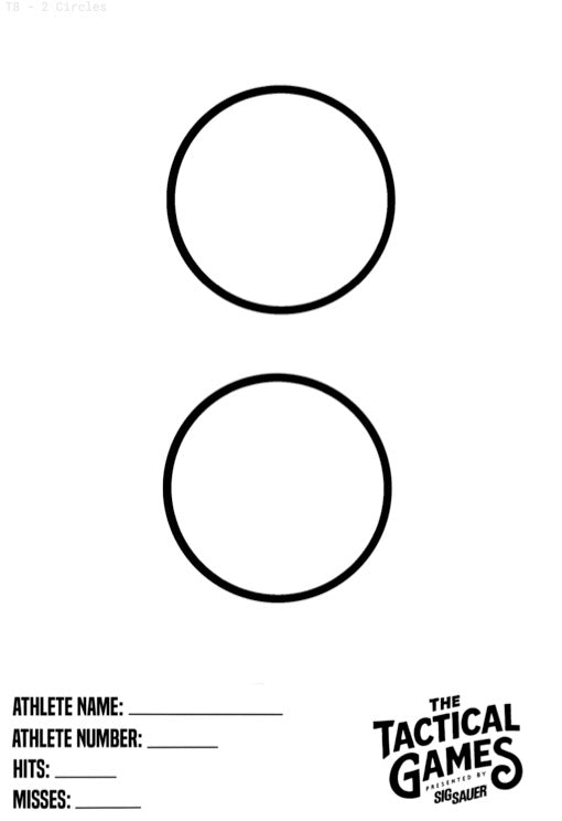 TTG 2026 Targets - 5 Pack of Targets