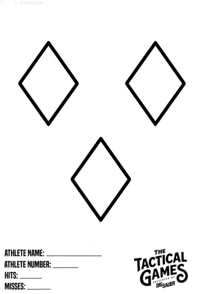 TTG 2026 Targets - 5 Pack of Targets