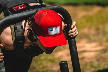 TTG Red Flag Snapback Hat
