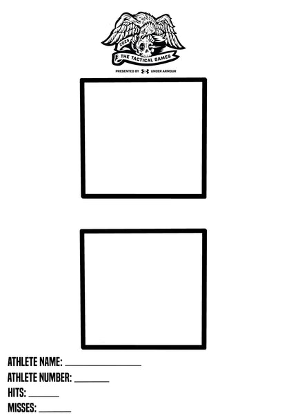 TTG 2025 Targets - 5 Pack of Targets